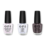 OPI - Nail Lacquer Combo - Base, Top & Krona-logical Order 0.5 oz - Salon Quality