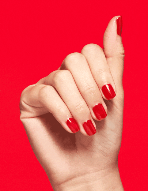 OPI - Nail Lacquer Combo - Base, Top & Left Your Texts On Red - Salon Quality