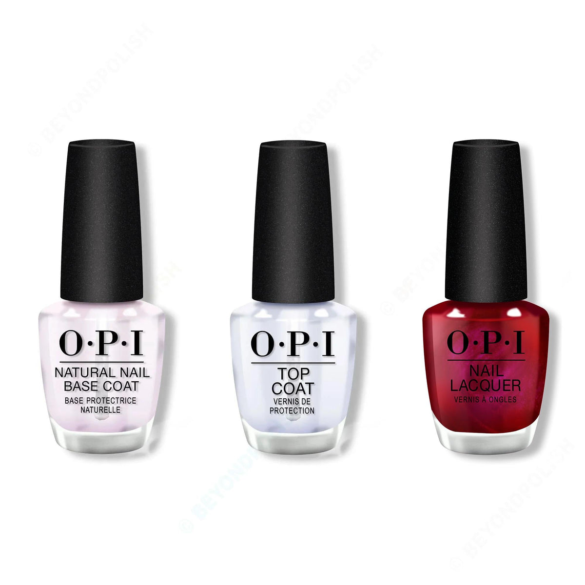 OPI - Nail Lacquer Combo - Base, Top & Lincoln Park After Brunch - OPIcons Spring 2026 - Salon Quality