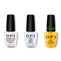 OPI - Nail Lacquer Combo - Base, Top & Love You So Munchkin! - Salon Quality