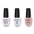 OPI - Nail Lacquer Combo - Base, Top & Machu Peach-u 0.5 oz - Salon Quality