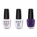 OPI - Nail Lacquer Combo - Base, Top & Mariachi Makes My Day 0.5 oz - Salon Quality