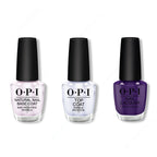 OPI - Nail Lacquer Combo - Base, Top & Mariachi Makes My Day 0.5 oz - Salon Quality