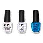 OPI - Nail Lacquer Combo - Base, Top & Millennium Mocha - Salon Quality