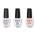 OPI - Nail Lacquer Combo - Base, Top & My Very First Knockwurst 0.5 oz - Salon Quality