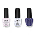 OPI - Nail Lacquer Combo - Base, Top & Nice Set Of Pipes 0.5 oz - Salon Quality