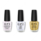 OPI - Nail Lacquer Combo - Base, Top & Ochre To The Moon - Salon Quality