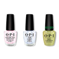 OPI - Nail Lacquer Combo - Base, Top & Oz-Mazing - Salon Quality