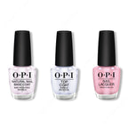 OPI - Nail Lacquer Combo - Base, Top & (P)Ink on Canvas - Salon Quality