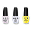 OPI - Nail Lacquer Combo - Base, Top & Paintin' on Sunshine! - Salon Quality