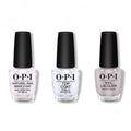 OPI - Nail Lacquer Combo - Base, Top & Peace of Mined - Salon Quality