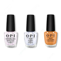 OPI - Nail Lacquer Combo - Base, Top & Penny Loafer Lane - Salon Quality