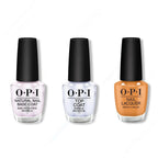 OPI - Nail Lacquer Combo - Base, Top & Penny Loafer Lane - Salon Quality