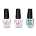 OPI - Nail Lacquer Combo - Base, Top & Pisces The Future - Salon Quality