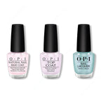 OPI - Nail Lacquer Combo - Base, Top & Pisces The Future - Salon Quality