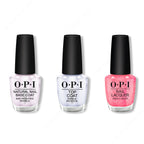 OPI - Nail Lacquer Combo - Base, Top & Pixel Dust - Salon Quality