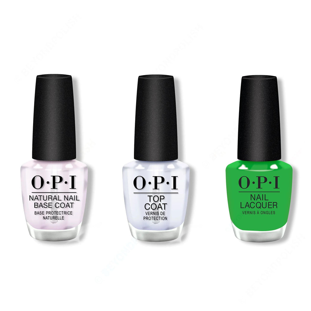 OPI - Nail Lacquer Combo - Base, Top & - Salon Quality