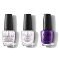 OPI - Nail Lacquer Combo - Base, Top & Purple with a Purpose 0.5 oz - Salon Quality