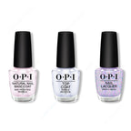 OPI - Nail Lacquer Combo - Base, Top & Put On Something Ice - Salon Quality