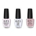 OPI - Nail Lacquer Combo - Base, Top & Quest for Quartz - Salon Quality