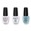 OPI - Nail Lacquer Combo - Base, Top & Reality Check Ya Out - Salon Quality