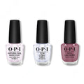 OPI - Nail Lacquer Combo - Base, Top & Reykjavik Has All the Hot Spots 0.5 oz - Salon Quality