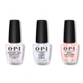 OPI - Nail Lacquer Combo - Base, Top & Rosy Future 0.5 oz - Salon Quality