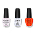 OPI - Nail Lacquer Combo - Base, Top & Rust & Relaxation - Salon Quality