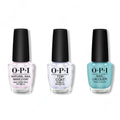OPI - Nail Lacquer Combo - Base, Top & Sage Simulation - Salon Quality