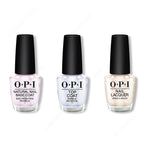 OPI - Nail Lacquer Combo - Base, Top & Salty Sweet Nothings - Salon Quality