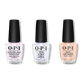 OPI - Nail Lacquer Combo - Base, Top & Samoan Sand 0.5 oz - Salon Quality