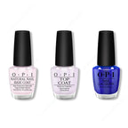 OPI - Nail Lacquer Combo - Base, Top & Scorpio Seduction - Salon Quality