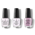 OPI - Nail Lacquer Combo - Base, Top & Shellmates Forever! 0.5 oz - Salon Quality