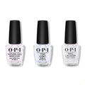OPI - Nail Lacquer Combo - Base, Top & Snatch'd Silver - Salon Quality