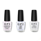 OPI - Nail Lacquer Combo - Base, Top & Snatch'd Silver - Salon Quality