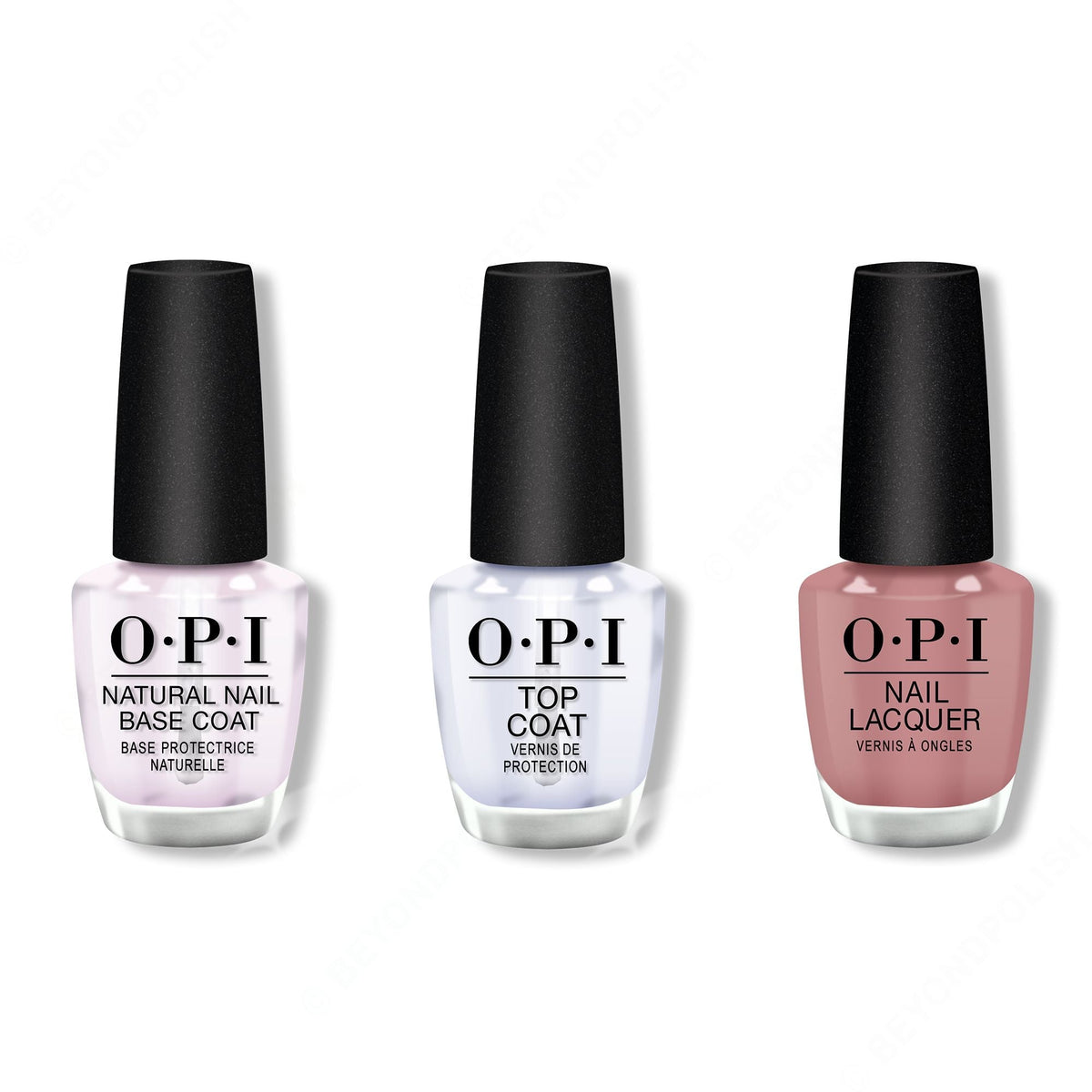 OPI - Nail Lacquer Combo - Base, Top & Somewhere Over the Rainbow Mountain 0.5 oz - Salon Quality