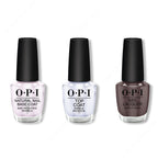 OPI - Nail Lacquer Combo - Base, Top & Squeaker of the House 0.5 oz - Salon Quality