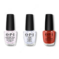 OPI - Nail Lacquer Combo - Base, Top & Star-zipan on the Tree - Salon Quality