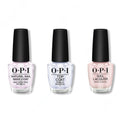 OPI - Nail Lacquer Combo - Base, Top & Stop It I'm Blushing! 0.5 oz - Salon Quality