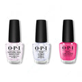 OPI - Nail Lacquer Combo - Base, Top & Strawberry Cosmo - OPIcons Spring 2026 - Salon Quality