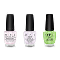OPI - Nail Lacquer Combo - Base, Top & Summer Monday-Fridays - Salon Quality