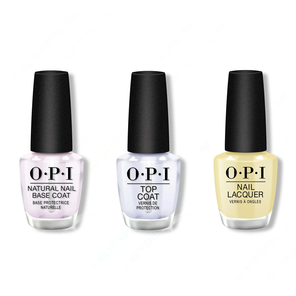 OPI - Nail Lacquer Combo - Base, Top & Sunny Bunny - OPIcons Spring 2026 - Salon Quality
