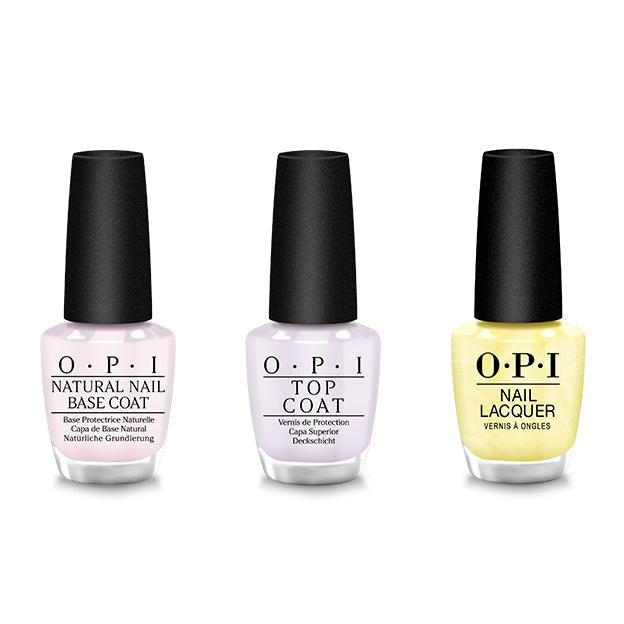 OPI - Nail Lacquer Combo - Base, Top & Sunscreening My Calls - Salon Quality