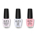 OPI - Nail Lacquer Combo - Base, Top & Suzi Nails New Orleans 0.5 oz - Salon Quality