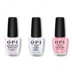OPI - Nail Lacquer Combo - Base, Top & Suzi Nails New Orleans 0.5 oz - Salon Quality