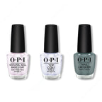 OPI - Nail Lacquer Combo - Base, Top & Suzi Talks With Her Hands 0.5 oz - Salon Quality