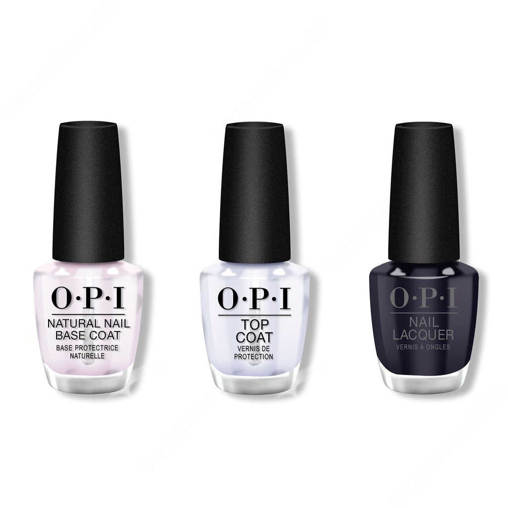 OPI - Nail Lacquer Combo - Base, Top & Suzi & the Arctic Fox 0.5 oz - Salon Quality