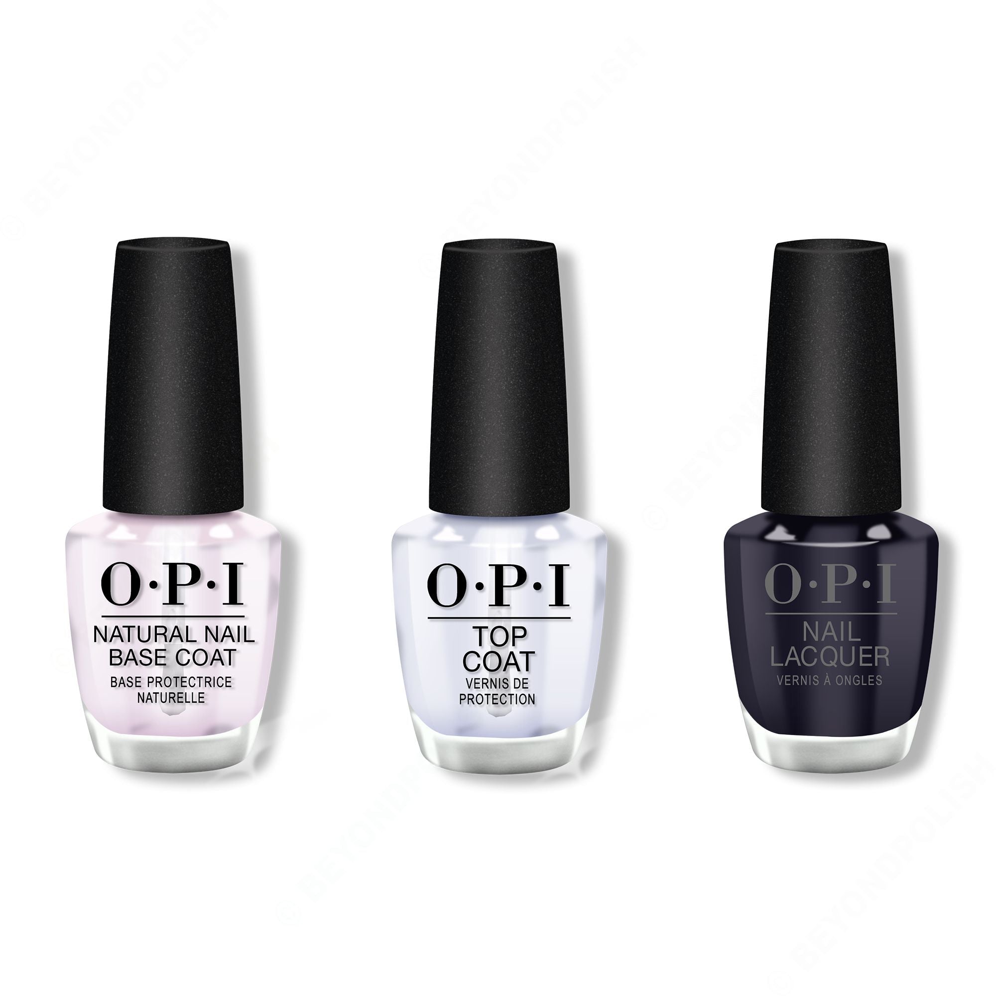 OPI - Nail Lacquer Combo - Base, Top & Suzi & the Arctic Fox 0.5 oz - Salon Quality