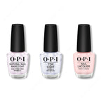 OPI - Nail Lacquer Combo - Base, Top & Sweet Heart 0.5 oz - Salon Quality