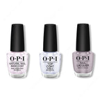 OPI - Nail Lacquer Combo - Base, Top & Taupe-less Beach 0.5 oz - Salon Quality